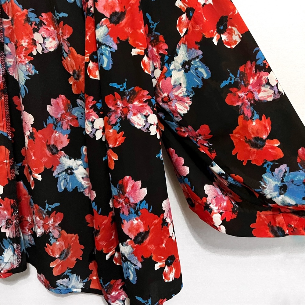 Forever 21 Floral Kimono Cardigan
